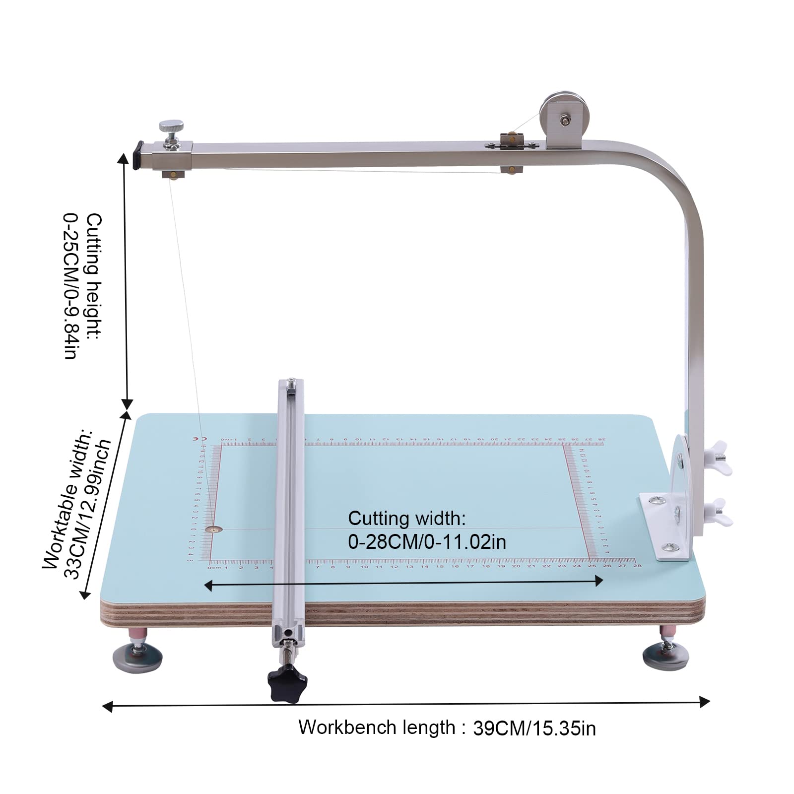 Tabletop Hot Wire Foam Cutter for Foam Sponge Portable Lightweight Hot Wire Foam Cutting Machine Styrofoam Cutter