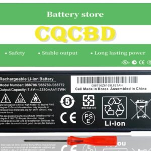 CQCBD 088796 088789 088772 080841 Battery for Bose Soundlink Mini 2, Soundlink Mini II Bluetooth Speaker （7.4V 2330mAh/17Wh） No Circuit Board