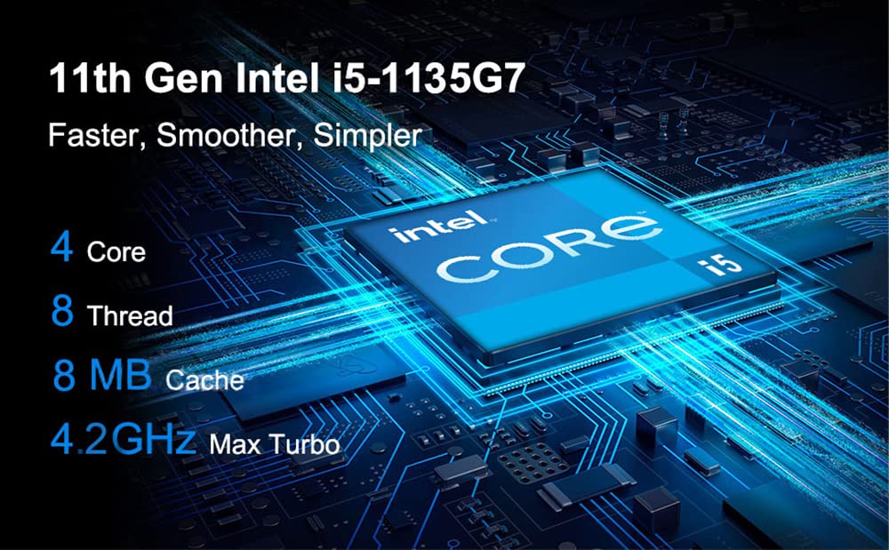 Intel NUC 12 NUC12WSKi5 Mini Desktop Computer/Mini PC/HTPC,12th Gen Intel Core i5-1240P,12 Processor Cores (4P+8E), 16 Threads, 12MB Intel Smart Cache,Intel Iris Xe Graphics(Slim,16G RAM+512G SSD)