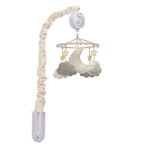 Lambs & Ivy Goodnight Moon Musical Baby Crib Mobile Soother Toy - Stars/Clouds