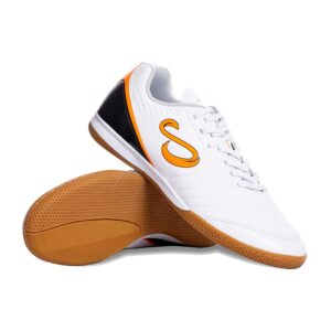 senda ushuaia academy futsal shoes, men's size 7 / women's size 8, white
