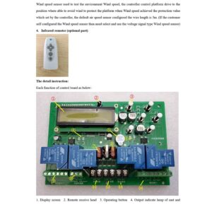 Pasotim Solar Tracker Axis Controller Solar Automatic Tracking System Two-Degree-of-Freedom Tracking Tracker