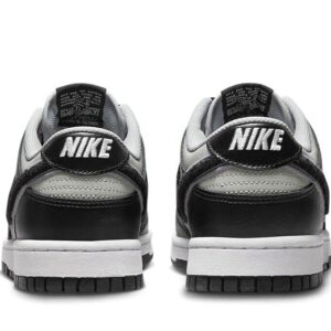 Nike Mens Dunk Low DQ7683 001 Chenille Swoosh Black Grey - Size 10.5