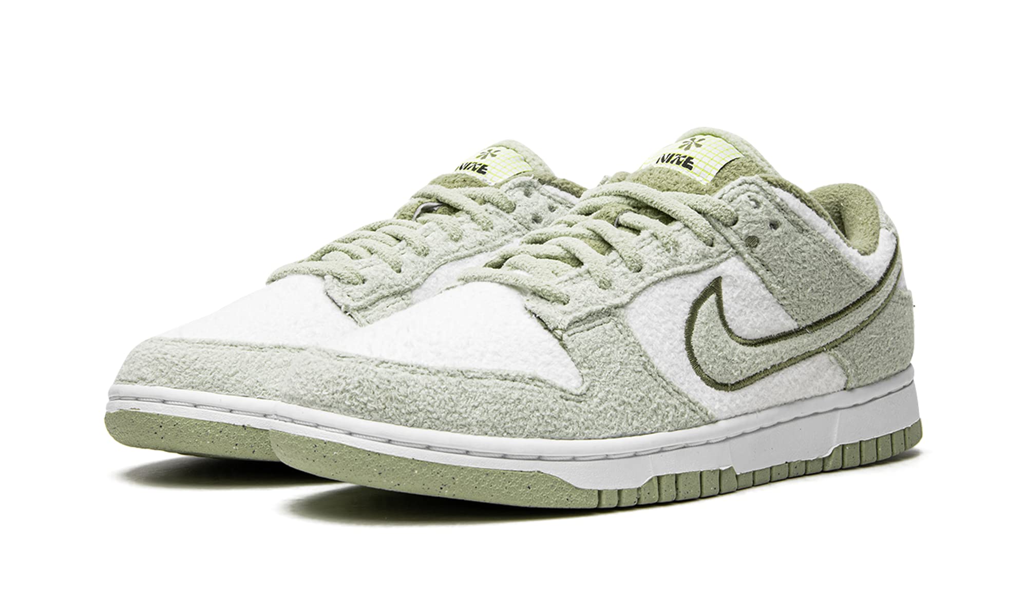 Nike Womens WMNS Dunk Low SE CC DQ7579 300 Fleece Pack - Honeydew - Size 6W