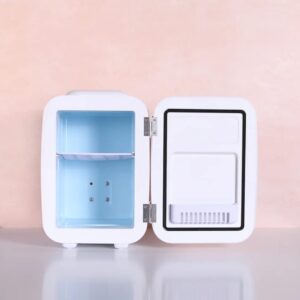 Mica Beauty Mini Skincare Refrigerator Thermo-Electric Cooler & Warmer - Bedroom, Dorm, Office, Small Refrigerator, Cooler for Desktop and Travel