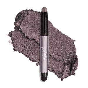 Julep Eyeshadow 101 Crème to Powder Waterproof Eyeshadow Stick, Smoky Amethyst and Eye Gloss 101 Multi-Use Eye + Cheek Glaze, Non-Sticky Wet Look Effect