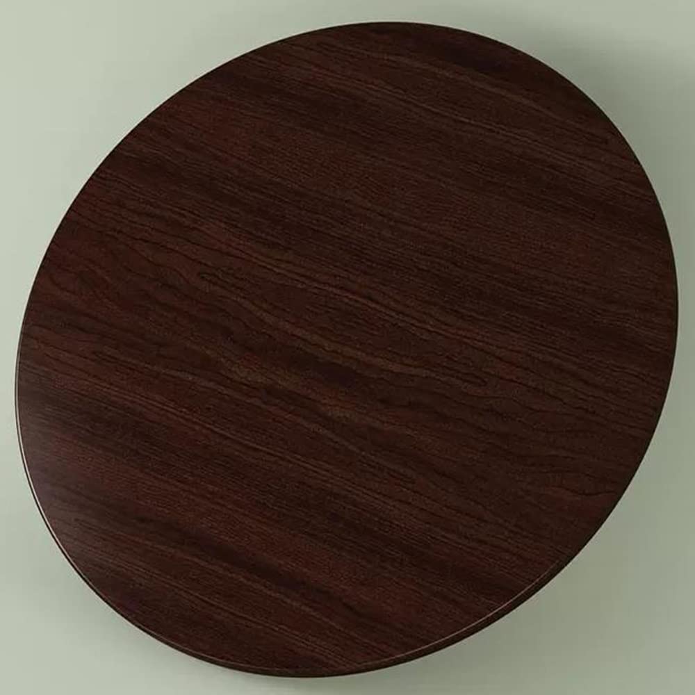 DIBAKO 36" Lazy Susan Wooden Turntable,white Solid Wood Serving Plate,Round Revolves Serving Board For Dining Table,Silent And Smooth (Color : Black walnut, Size : 100cm/40in)