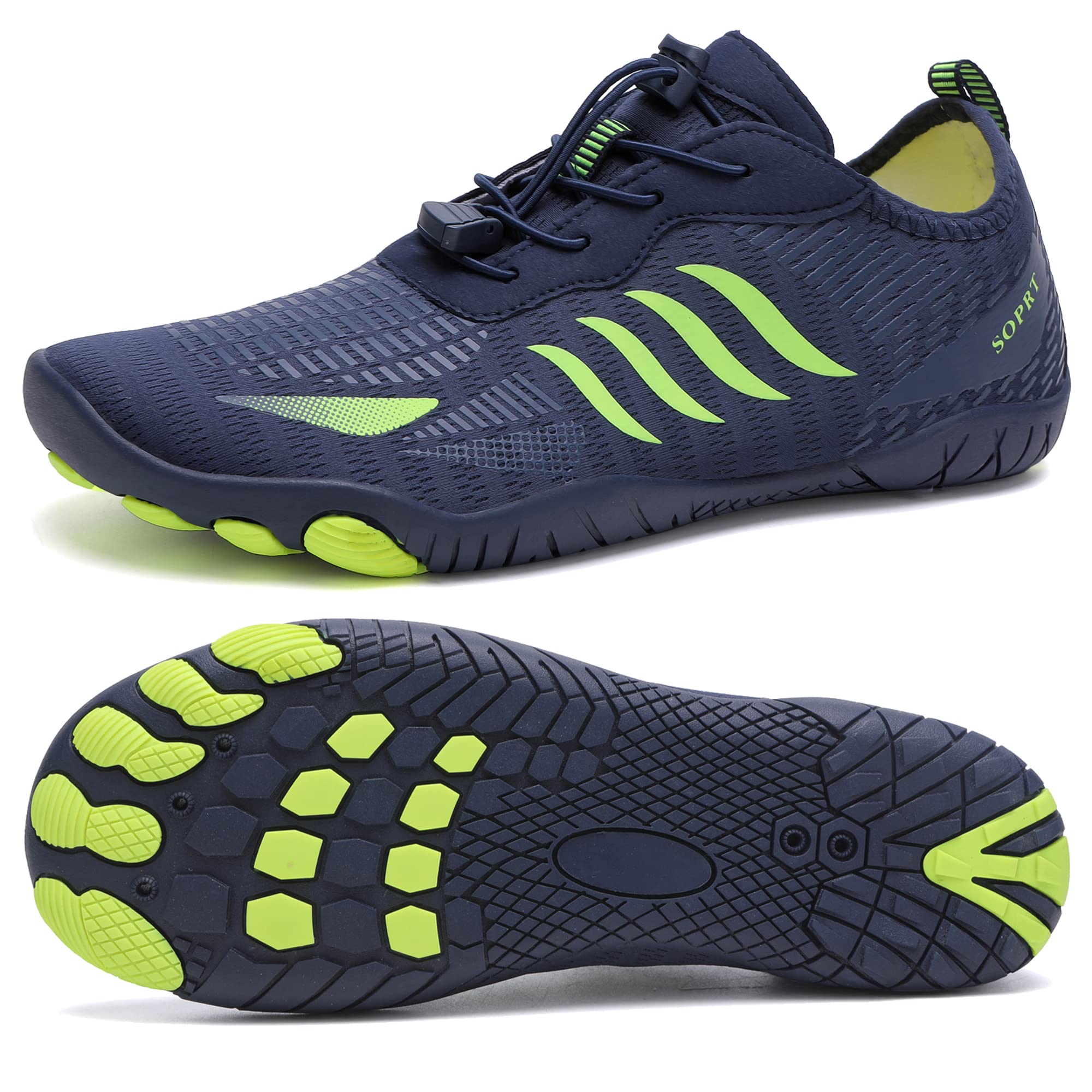 YYXMS Lightweight Comfortable Water Shoes for Men Women Barefoot Quick Dry Aqua Shoes Outdoor Beach Shoes for Diving Walking Boating Swimming Surfing Yoga