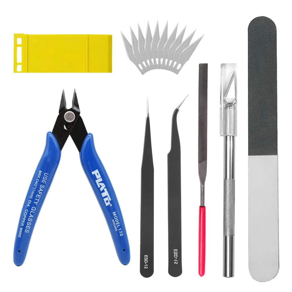 8Pcs Model Making Tools Craft Set Modeler Hobby Building Kit for Gundam Model Basic Model Assembling, Building and Repairing