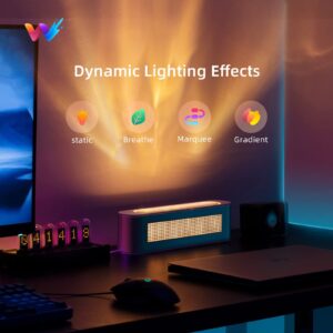 woohlab Smart LED Light Bar, RGBICW with Scene and Music Modes, Sync Music, Gaming Lights, Mood Lighting, TV LED Backlight, Room Lights, Ambient Lighting for Movies, Gaming, PC, TV, Room Decoration