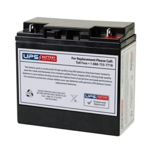 upsbatterycenter® compatible replacement for champion 7000w/9000w 41532 remote start generator 12v battery