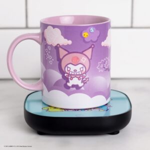 Uncanny Brands Kuromi Coffee Mug with Electric Mug Warmer – Keeps Your Favorite Beverage Warm - Auto Shut On/Off