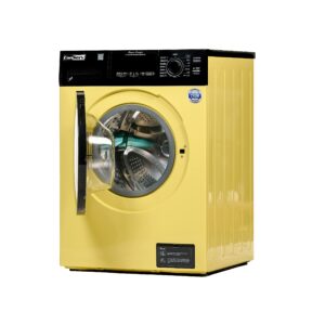 Conserv Digital Compact 110V Vented/Ventless 18 lbs Combo Washer Dryer 1400 RPM (Yellow Black)