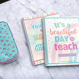 Teacher Created Resources Pastel Pop Lesson Planner 8.5 inches X 11 inches