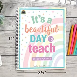 Teacher Created Resources Pastel Pop Lesson Planner 8.5 inches X 11 inches