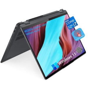 lenovo 2023 newest ideapad flex 5 16" 2.5k wqxga (2560 x 1600) 2-in-1 touchscreen laptop - 12th gen intel core i7-1255u 16gb ram 1tb ssd - backlit kb, fingerprint, wifi 6,windows 11 home, storm grey