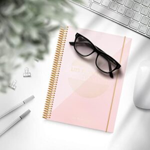 Burde Calendar 2023 2024 Life Planner Pink | August 25 2023 to Jul 31 2024 | in German | 120 gsm Paper | Pink | 21.5 x 16 cm | Weekly Planner | With Stickers