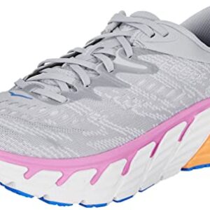 HOKA ONE ONE Womens Gaviota 4 Textile Synthetic Harbor Mist Nimbus Cloud Trainers 6 US