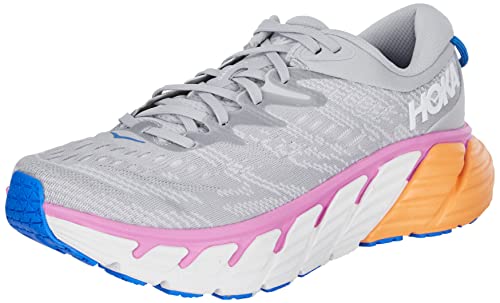 HOKA ONE ONE Womens Gaviota 4 Textile Synthetic Harbor Mist Nimbus Cloud Trainers 6 US