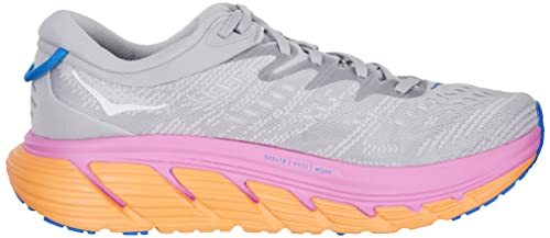 HOKA ONE ONE Womens Gaviota 4 Textile Synthetic Harbor Mist Nimbus Cloud Trainers 6 US