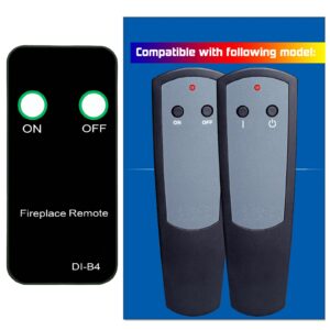 Replacement for Dimplex Fireplace Heater Remote Control 3000370500RP DF2608 NBDF2608 DF2622SS DF2622BLK