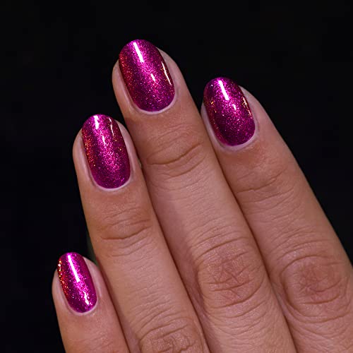 ILNP Showstopper - Vivid Magenta Shimmer Nail Polish