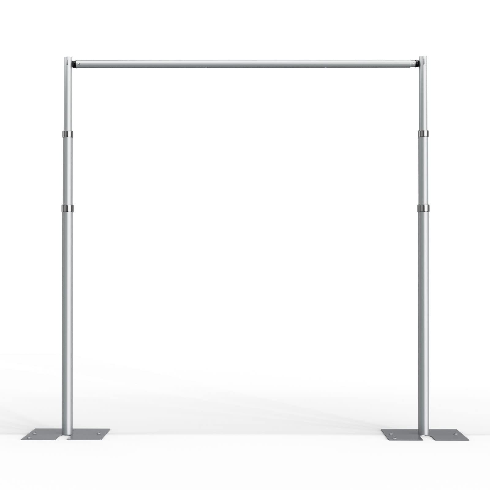 EMART Pipe and Drape Backdrop Stand Kit, Backdrop Stand Heavy Duty 10ftx10ft, Adjustable Metal Frame for Backdrop, Background Stand Backdrop for Wedding Birthday Party Banquet Decorations