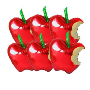 apple balloons welcome back to school party decoration balloons red mylar apple balloon for the first day of school decoration