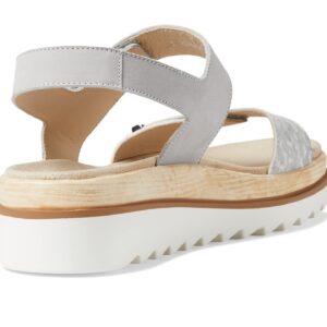 Mephisto Women's Dominica Sandal, Light Grey Soleo, 8