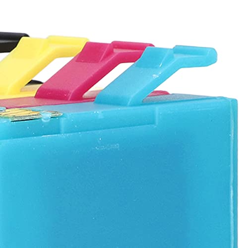 4 Colors BK C M Y Ink Cartridge ABS Housing Printer Ink Cartridge Printing Cartridge Combo Pack for Ink Cartridge Replacement