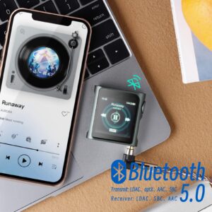 SHANLING M0 Pro MP3 Player,Portable Hi-Res Music Player,2X ES9219C DAC,Two-Way Bluetooth 5.0 LDAC/SBC/AAC,3.5mm/Type-C Jack,Support USB Digital Audio,384kHz /32bit,236mW@32Ω,MTouch OS