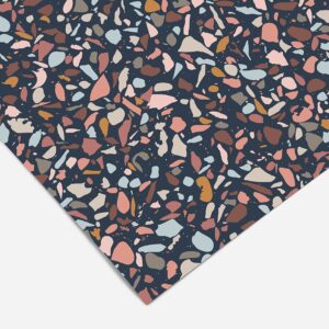 Terrazzo Contact Paper | Shelf Liner | Drawer Liner | Peel and Stick Paper 113 12in x 96in (8ft)