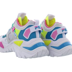 Fila Cage Mid Mixed Media Womens Shoes Size 8, Color: White/Multi