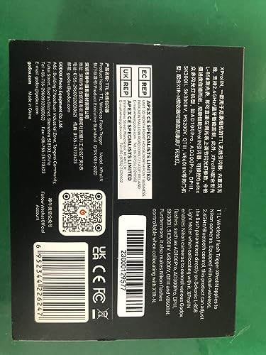 Godox XProII-N Wireless Flash Trigger for Nikon Camera, Xpro-N Upgrade Version, 1/8000s HSS TTL Large LCD Screen Flash Transmitter Compatible with Nikon Z6 D850 D750 D610 D7100 D5300 D3100