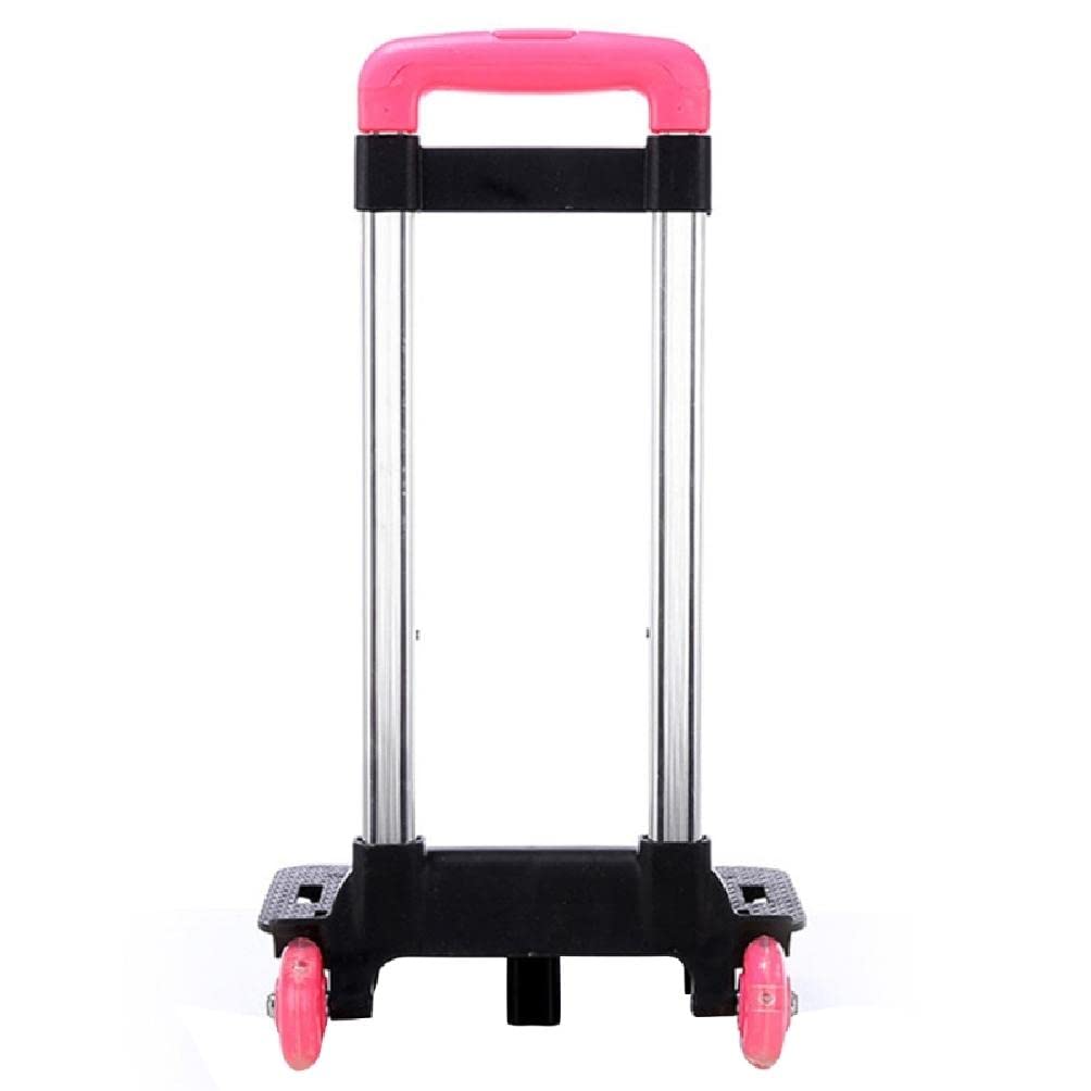 Backpack Trolley 2 Wheels Rolling Luggage Carts Foldable Trolley Cart Aluminium Alloy Hand Cart for School Bags Pet Bag