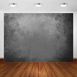 JASREE Vinyl 10x8ft Vintage Abstract Grey Backdrop for Photography Blue Backdrop Gradual Change Gray Cement Wall Background Kids Baby Shower Adults Wedding Photos Portrait Backdrop Photoshoot Props