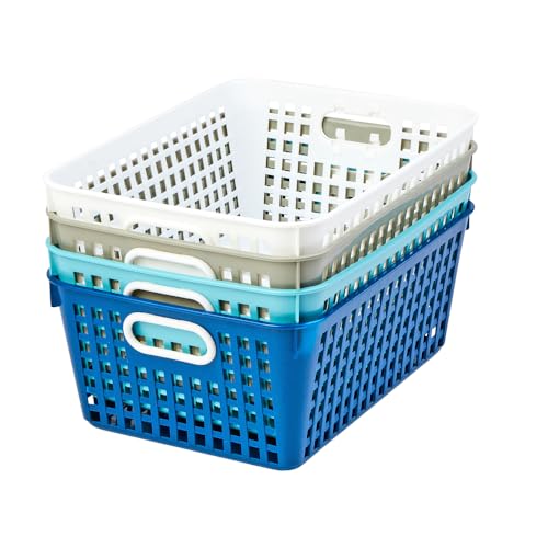 Really Good Stuff Large Baskets - Cool and Calm, 4 Pack