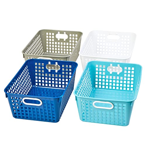 Really Good Stuff Large Baskets - Cool and Calm, 4 Pack