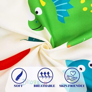 GOPHRALOVE Crib Sheets for Boys 2 Pack Stretchy Baby Fitted Crib Sheets for Standard Crib Super Soft Crib Mattress Fitted Sheet Dinosaur…