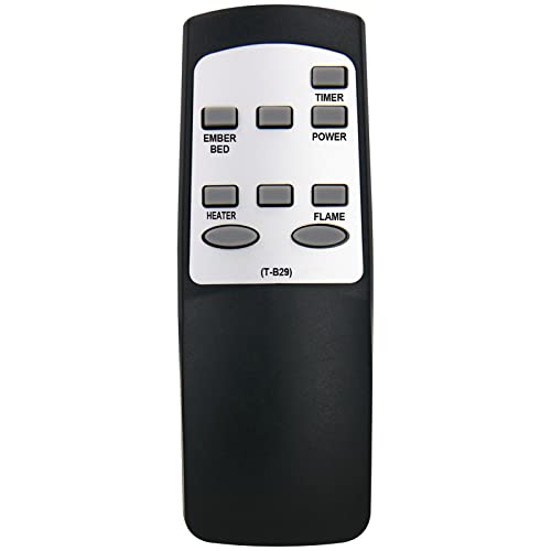 Replacement for Altra Flame AltraFlame Electric Fireplace Heater Remote Control FA23V60L-C7 FA23V60L-C8 FA26V60L-C7 FA26V60L-C8