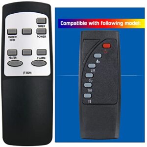 Replacement for Altra Flame AltraFlame Electric Fireplace Heater Remote Control FA23V60L-C7 FA23V60L-C8 FA26V60L-C7 FA26V60L-C8