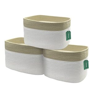 liseternal cotton rope woven basket - versatile storage solution for home organization - 20l capacity
