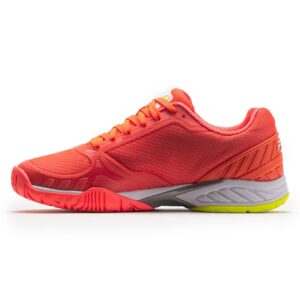 fila womens volley zone, color: fycr/wht/sfty, size: 7.5 (5pm00598-664-7.5)