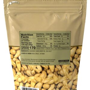 Cashews Roasted Salted 1 Lb. Bag, Kosher