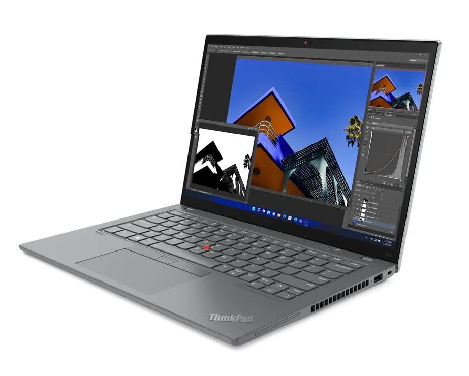Lenovo Gen 3 ThinkPad T14 Laptop with Ryzen 5 PRO 6650U Processor, 14" WUXGA 300nits Anti-Glare Non-Touch Display, 16GB RAM, 512GB SSD, Wi-Fi 6E, Backlit Keyboard, and Windows 11 Pro (Storm Gray)