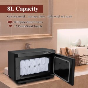 Towel Warmer, Hot Towel Warmer, Hot Towel Cabinet with 8L Space, Spa Towel Warmer, Professional Towel Warmer for Salon and Spa Use