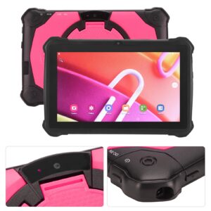 Kids Tablet 7in, 1960x1080 Octa Cores 5000mAh Tablet, Gaming Tablet with 5000mAh Large Capacity, 2.4G 5G RAM 4GB ROM32GB Front 5MP Rear 8MP Portable Tablet for 10 US Plug (Pink)