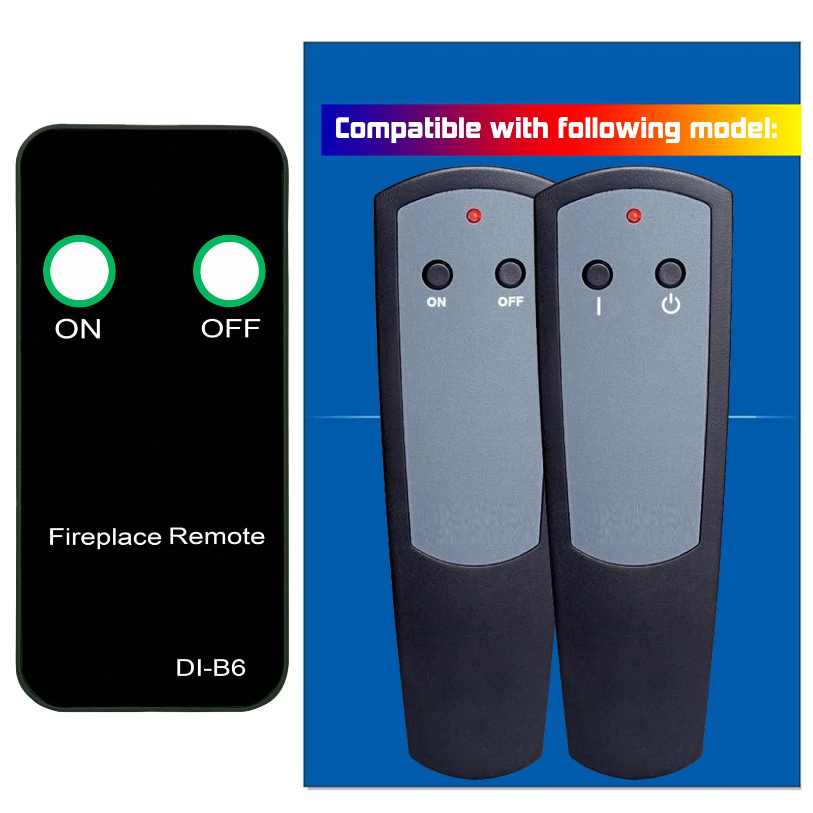 Replacement for Dimplex Fireplace Heater Remote Control DFG2562 DFG2562SS DFG253A