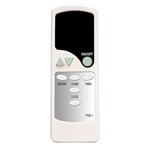 Replacement for Style Selections Electric Fireplace Heater Remote Control 0781462 F15-I-005-071B