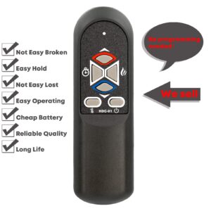 Replacement for Whalen Electric Fireplace Heater Remote Control MNFP48ES23GA MNFP48ES23CA MNFP60ES26GA MNFP60ES26CA BJFP60-3 WMFP68EC-24ES WMFP68EC-24WH